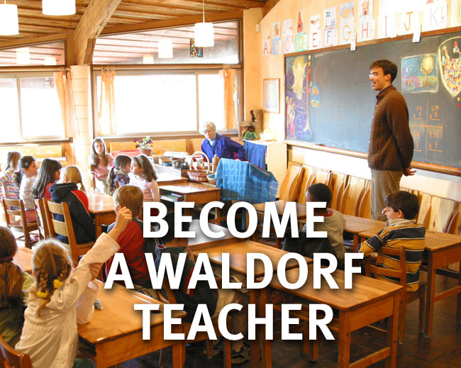 Waldorf teaching in class