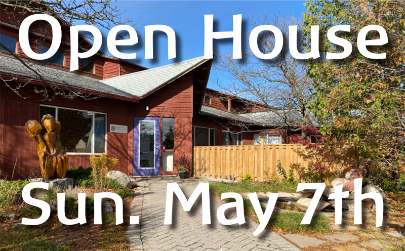 Open House Sunday May 7th, 3-4:30 pm