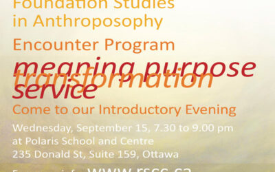 Foundation Studies Encounter in Ottawa 2021-22